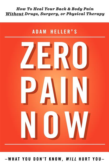 Book cover for Adam Heller's Zero Pain Now
