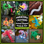 Book cover for Paracord Critters: Animal Shaped Knots and Ties