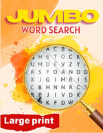 Book cover for Jumbo Word Search Large Print: Word Search Puzzle Book, Multi Theme Word Searches for Adults