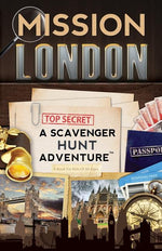 Book cover for Mission London: A Scavenger Hunt Adventure: (Travel Book For Kids)