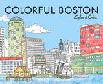 Book cover for Colorful Boston: Explore & Color