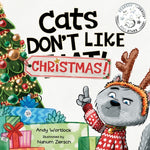 Book cover for Cats Don't Like Christmas!: A Hilarious Holiday Children's Book for Kids Ages 3-7