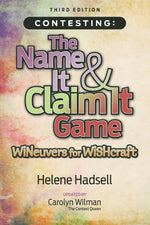 Book cover for Contesting: The Name It & Claim It Game: WINeuvers for WISHcraft