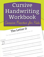 Book cover for Cursive Handwriting Workbook: Cursive Practice for Kids