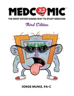 Book cover for Medcomic: The Most Entertaining Way to Study Medicine, Third Edition
