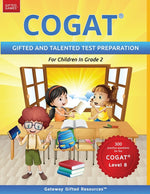 Book cover for COGAT Test Prep Grade 2 Level 8: Gifted and Talented Test Preparation Book - Practice Test/Workbook for Children in Second Grade