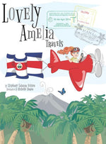 Book cover for Children's Book: Lovely Amelia Travels
