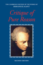 Book cover for Kant: Critique of Pure Reason