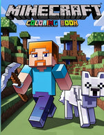 Book cover for Minecraft Coloring Book