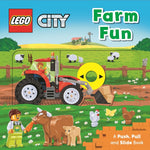 Book cover for Lego(r) City. Farm Fun: A Push, Pull and Slide Book