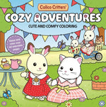 Book cover for Calico Critters: Cozy Adventures Coloring Book: Cute and Comfy Coloring for All Ages