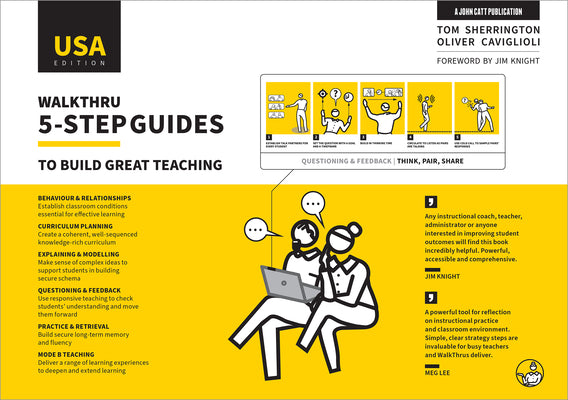 Book cover for Walkthru 5-Step Guides to Build Great Teaching (USA Edition)
