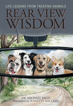 Book cover for Rear View Wisdom: Life Lessons from Treating Animals