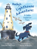 Book cover for Rocky's Lighthouse Adventure: A Lake Superior Tale