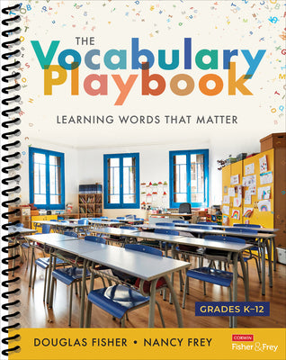 Book cover for The Vocabulary Playbook: Learning Words That Matter, K-12