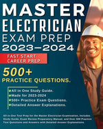 Book cover for Master Electrician Exam Prep 2023-2024: All in One Test Prep for the Master Electrician Examination, Includes Study Guide, Exam Review Preparatory Man