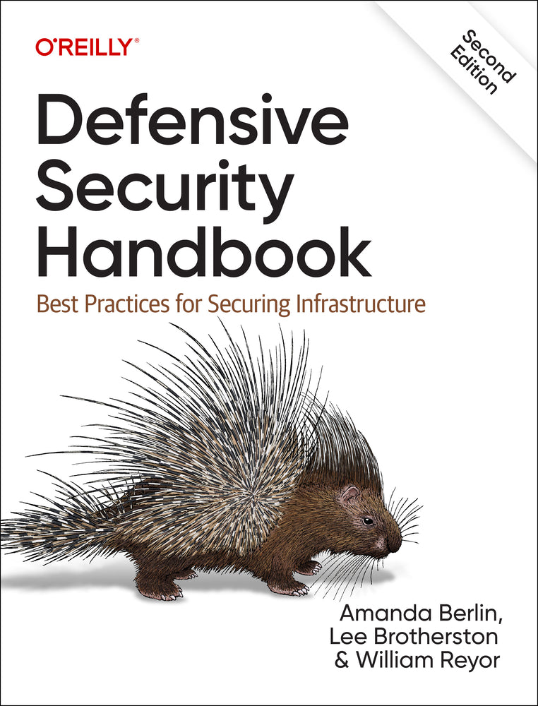 Book cover for Defensive Security Handbook: Best Practices for Securing Infrastructure