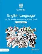Book cover for Cambridge International as and a Level English Language Coursebook (Revised)