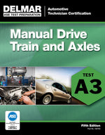 Book cover for ASE Test Preparation- A3 Manual Drive Trains and Axles