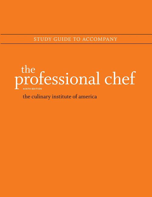 Book cover for Professional Chef, 9e Study Guide (Study Guide)