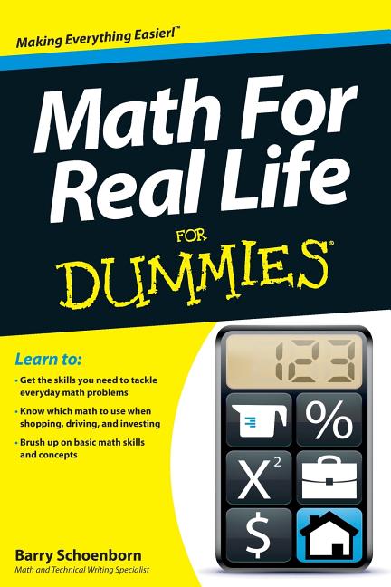 Book cover for Math for Real Life for Dummies
