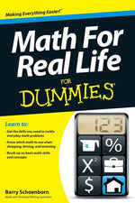 Book cover for Math for Real Life for Dummies