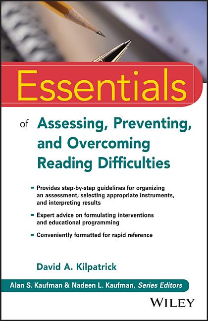 Book cover for Essentials of Assessing, Preventing, and Overcoming Reading Difficulties