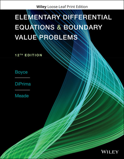 Book cover for Elementary Differential Equations and Boundary Value Problems