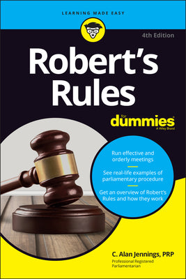 Book cover for Robert's Rules for Dummies