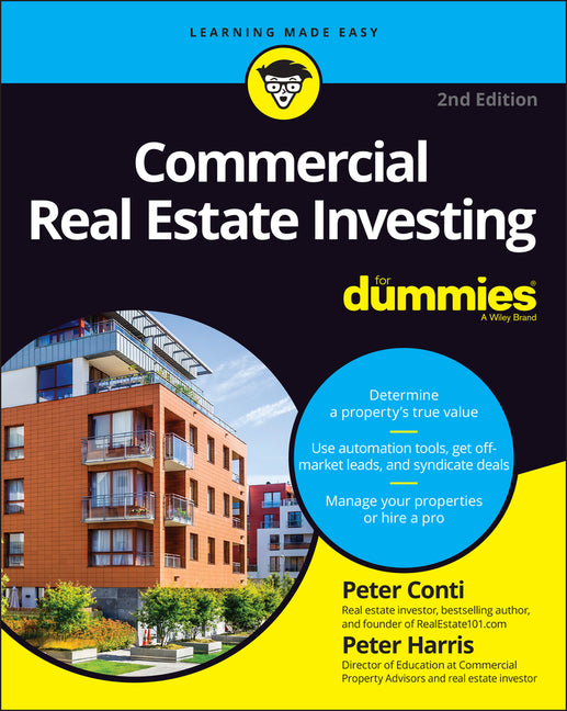 Book cover for Commercial Real Estate Investing for Dummies