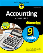 Book cover for Accounting All-In-One for Dummies (+ Videos and Quizzes Online)