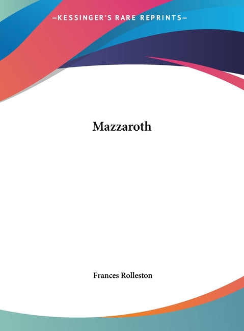 Book cover for Mazzaroth