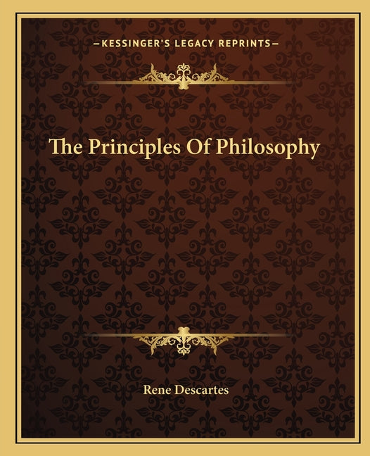 Book cover for Principles of Philosophy