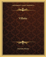 Book cover for Villette