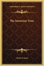 Book cover for Sumerian Texts