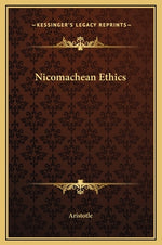 Book cover for Nicomachean Ethics