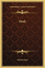 Book cover for Heidi