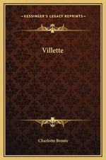 Book cover for Villette