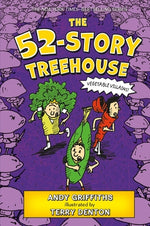 Book cover for The 52-Story Treehouse: Vegetable Villains!