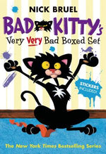 Book cover for Bad Kitty's Very Very Bad Boxed Set (#2): Bad Kitty Meets the Baby, Bad Kitty for President, and Bad Kitty School Days