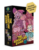 Book cover for The Adventure Zone Boxed Set: Here There Be Gerblins, Murder on the Rockport Limited! and Petals to the Metal
