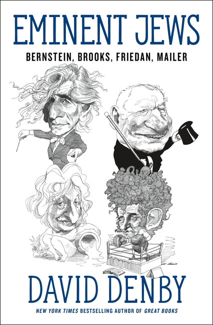 Book cover for Eminent Jews: Bernstein, Brooks, Friedan, Mailer