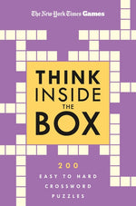 Book cover for New York Times Games Think Inside the Box: 200 Easy to Hard Crossword Puzzles