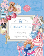 Book cover for Sticker Studio: Romantica: A Sticker Gallery of Coquettish Whimsy