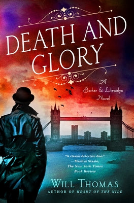 Book cover for Death and Glory: A Barker & Llewelyn Novel