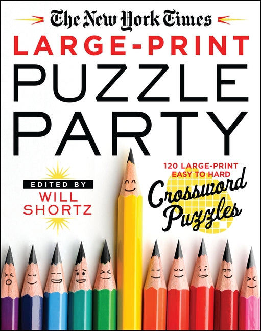 Book cover for New York Times Large-Print Puzzle Party: 120 Large-Print Easy to Hard Crossword Puzzles