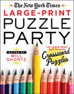 Book cover for New York Times Large-Print Puzzle Party: 120 Large-Print Easy to Hard Crossword Puzzles