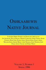 Book cover for Oshkaabewis Native Journal (Vol. 3, No. 1)