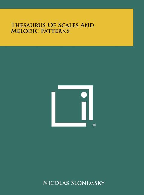 Book cover for Thesaurus Of Scales And Melodic Patterns