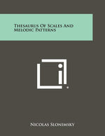 Book cover for Thesaurus of Scales and Melodic Patterns